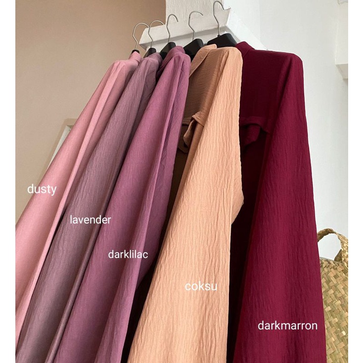 ANNA ABAYA || Abaya CEY CRINKLE || Abaya bigsize PB 140 cm