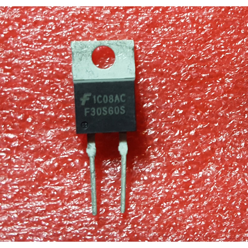 Lot De 10 Diodes FFPF30UA60S (F30UA60S) TO-220F Fairchild - Pour Réparation électronique, Alimentation