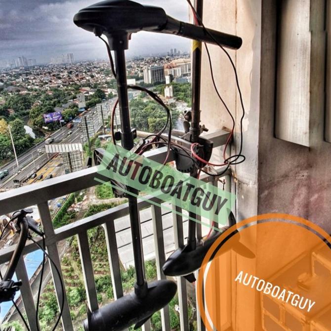 Mesin Tempel Perahu Karet Listrik Elektrik Trolling Mancing 12V 24V