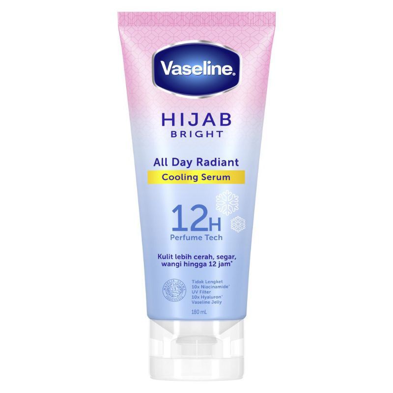 Vaseline Hijab Bright  Serum / Vaseline Body Serum isi 180ml Promo