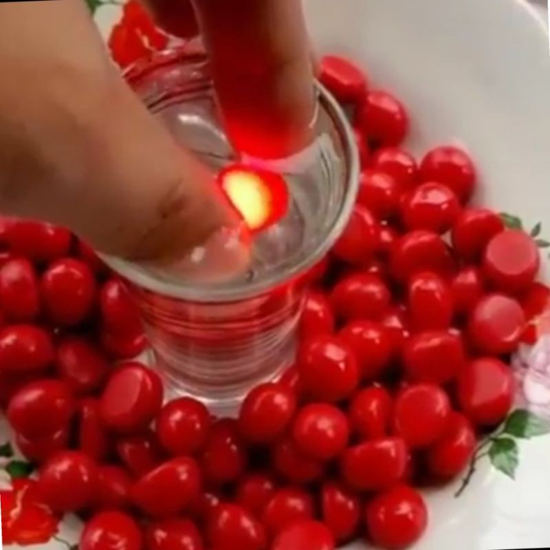 BATU PERMATA POSPOR REPLIKA MERAH DELIMA