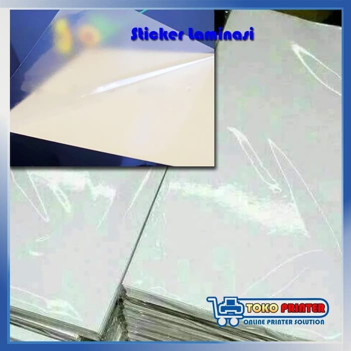 

Promo Spesial Sticker Laminasi Dingin Glossy Original