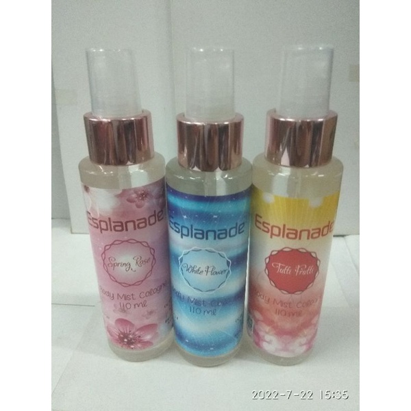 parfum esplanade body mist cologne 110ml Esplanade Body Mist Spray 110 ML