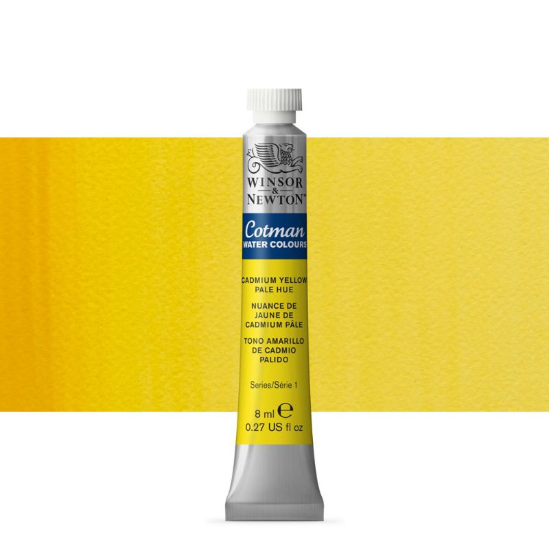 

CAT AIR COTMAN WATER COLOUR TUBE 8 ML CADMIUM YELLOW PALE HUE WINSOR & NEWTON