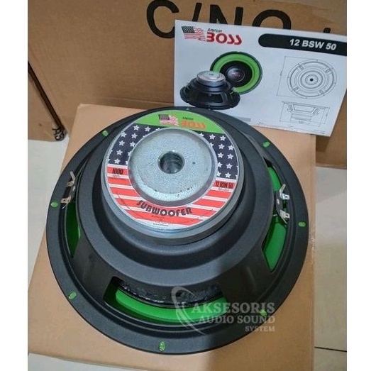 Speaker American Boss 12BSW50 12inch 1000 Watt Subwoofer Kualitas Bagus
