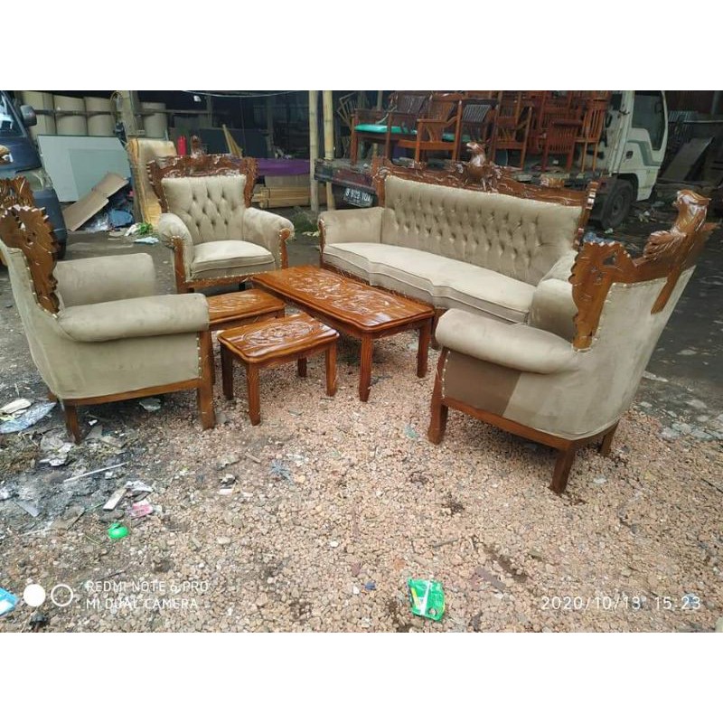 Kursi romawi jati garuda