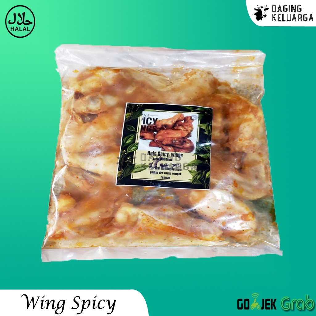 

WING SPICY/SAYAP/SAYAP MARINASI/SAYAP BERBUMBU TINGGAL GORENG