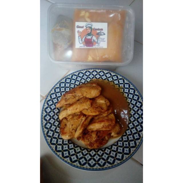 

Grilled chicken frozen