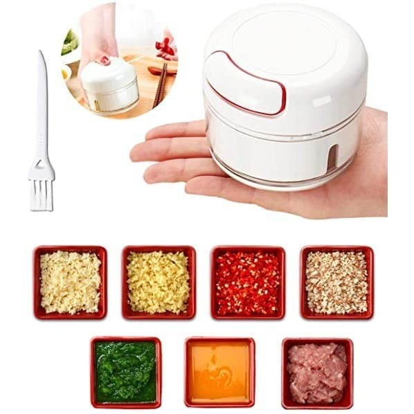 Mini Food Chopper / Speedy Chopper Mini Blender Tangan Manual Tarik