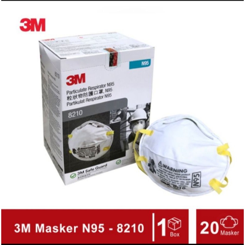 Masker 3M 8210 Original Hologram