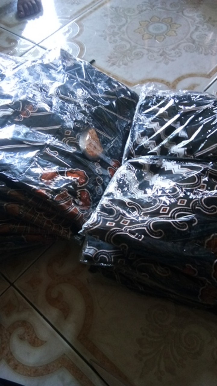 Bswart Batik Hrb026 Kenongo Hem Pendek Padi Pekalongan M L Xl Batik Pria Murah Modern Grosir Batik