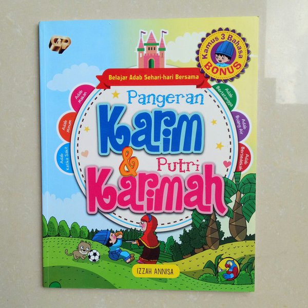 Belajar Adab Sehari2 Buku Cerita Anak Pangeran Karim dan Putri Karimah