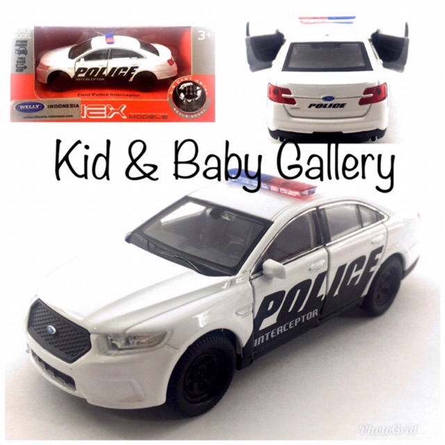 DIE CAST WELLY FORD POLICE INTERCEPTOR [ MBWK 054 ]