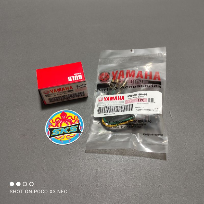 Fiting Lampu Depan plus Bohlam Depan Yamaha Mio/Jupiter z/Vega zr/Mx/Mx New