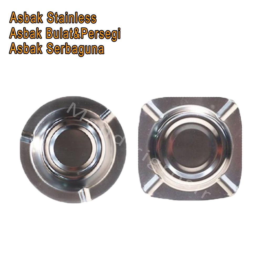 Asbak Stainless *Asbak * Asbak Rokok *Asbak Serbaguna