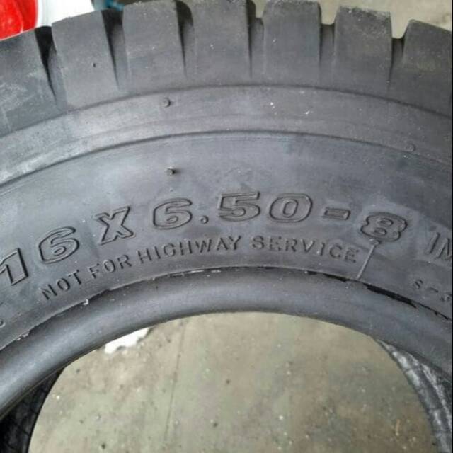 BAN R 8 TAU RING 8 UKURAN 16X6.50-8  ATV BUGGY MESIN POTONG RUMPUT TUBELESS DELI TIRE