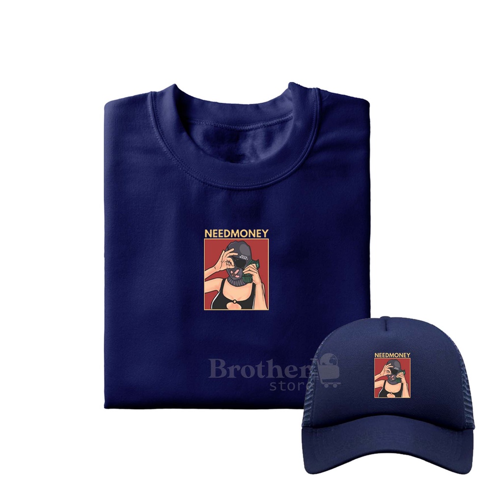 BONUS TOPI !! BROTHER STORE Kaos Distro Kaos Pria Wanita Need Premium