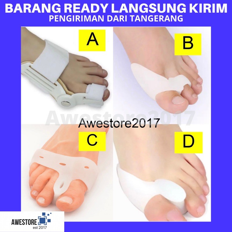 Bunion Corrector Toe Splint Support Hallux Valgus Straightener Jempol