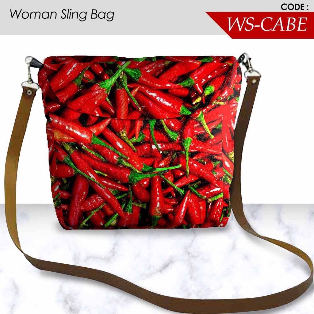 TAS SELEMPANG WANITA, MOTIF UNIK, TAS DAUN, TAS KASUR, TAS GORDEN, TAS KERUPUK, TAS SEMEN, TAS AYAM, TAS CABE.