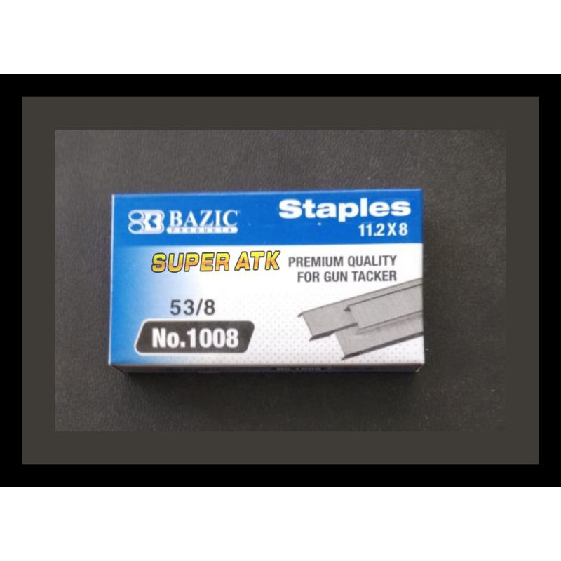 

Refill staples tembak / isi gun tacker Bazic no 1008