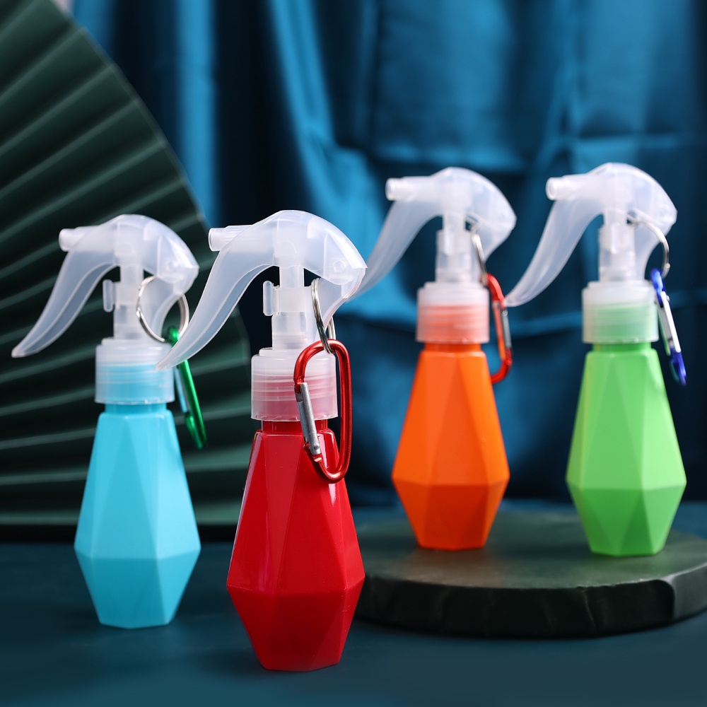 Botol Kosong Isi Ulang Model Semprot Ukuran 60ml Dengan Gantungan Kunci Untuk Hand Sanitizer Alkohol