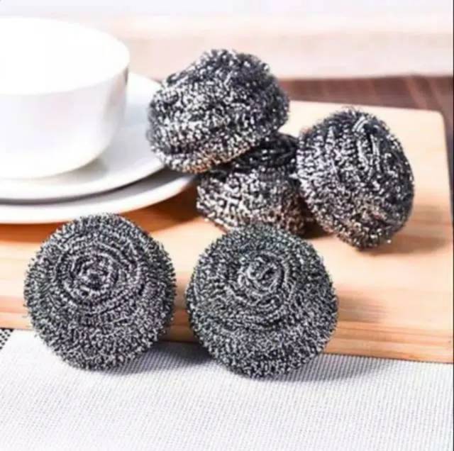 Bola baja  Bola Kawat Sikat Serat Baja Cuci Piring Scourer Murah