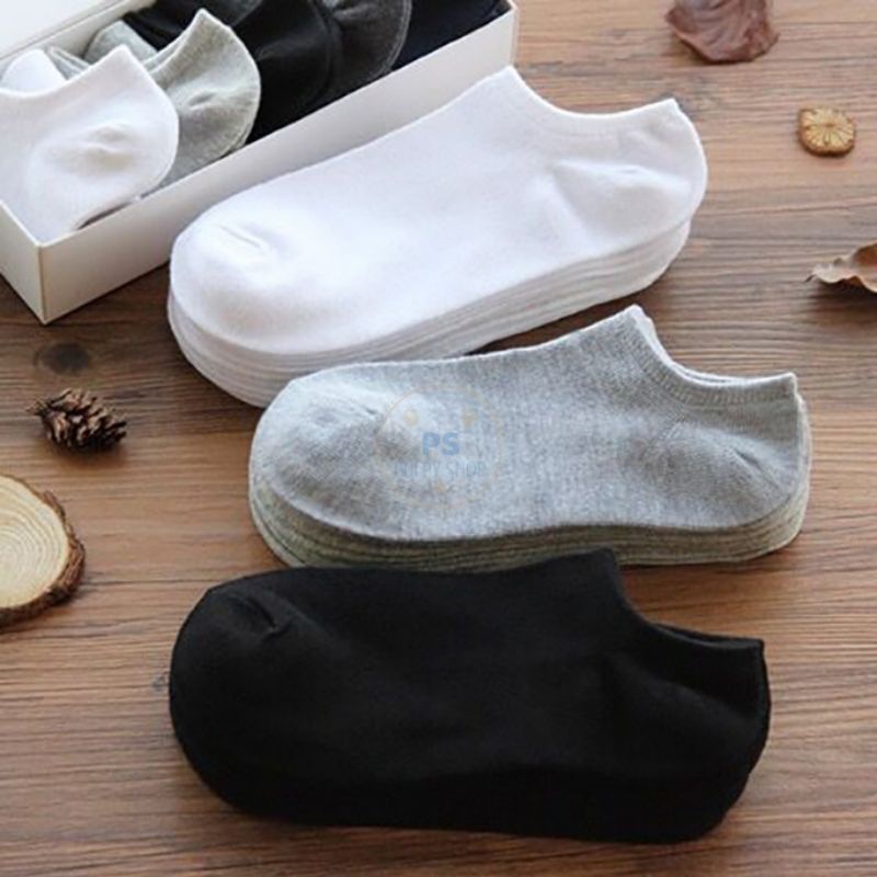 Kaos Kaki Polos Semata Kaki Kaus Kaki Ankle Cute / Socks Short Socks Sepatu Sock Polos Motif Bear PS-5