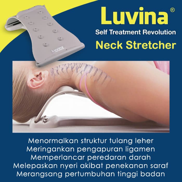 Luvina Back + Neck Stretcher / Alat Terapi Nyeri Leher &amp; Pinggang