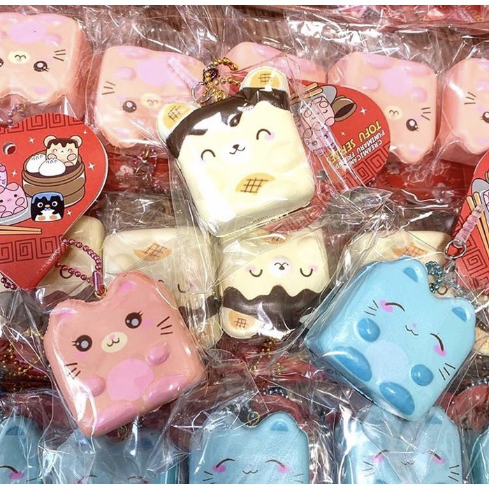 PROMO SQUISHY LICENSED tofu series by creamiicandy soft and slow