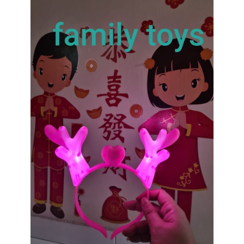 family games Bando led lampu tanduk RUSA party tahun baru natal ulang tahun anak dewasa holloween