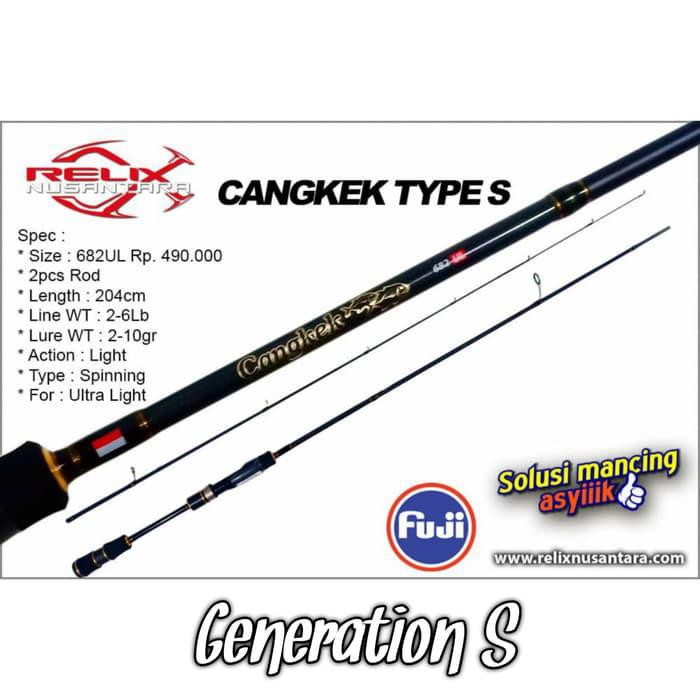 Joran Relix Nusantara Cangkek 682UL - Spinning