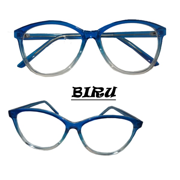 Kacamata anti radiasi / kacamata lensa blueray /Kacamata Frame Lensa Transparan Anti Radiasi Unisex Glasses Murah