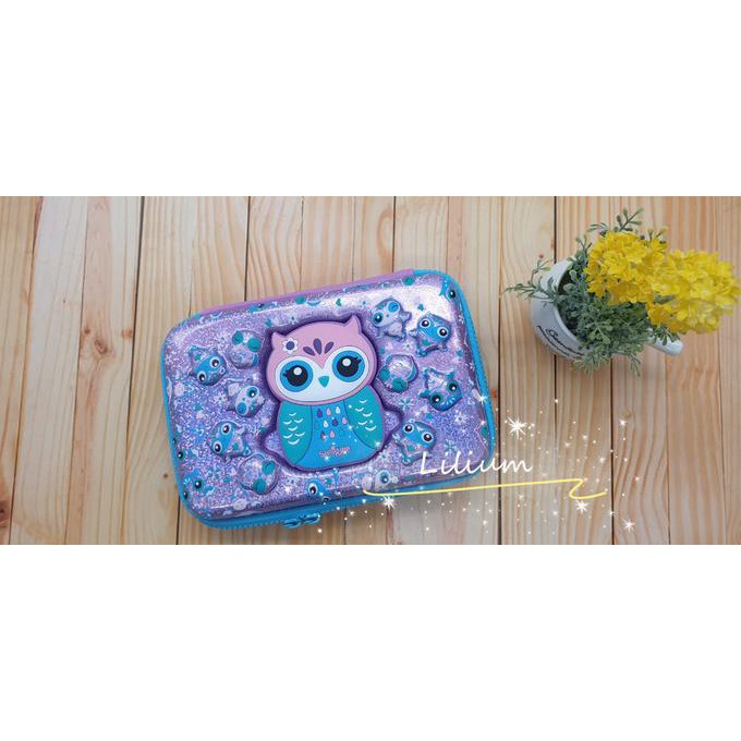 

Kotak pensil smiggle mirror owl hardcase pencil case
