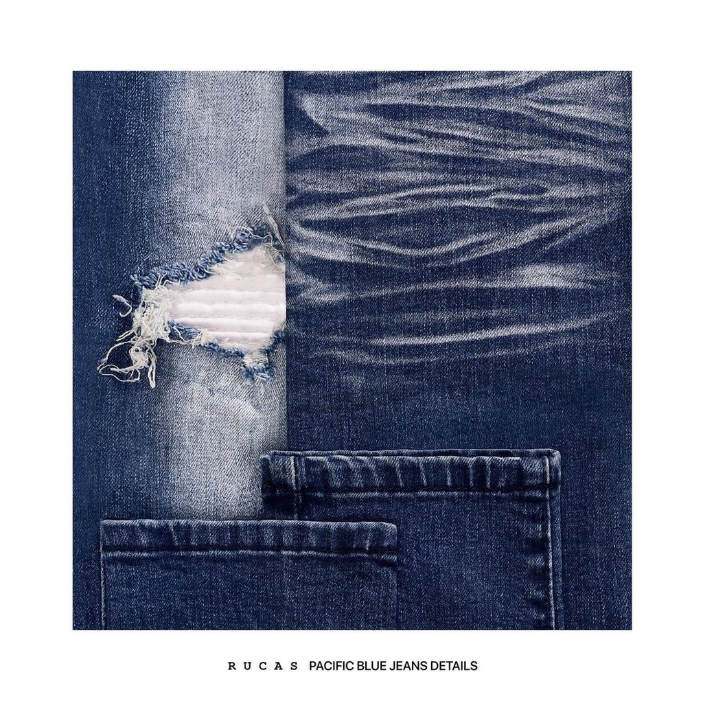 Rucas.co Jeans Pants Bottom Season 7/8/9 [Bawahan]-Pasific Blue