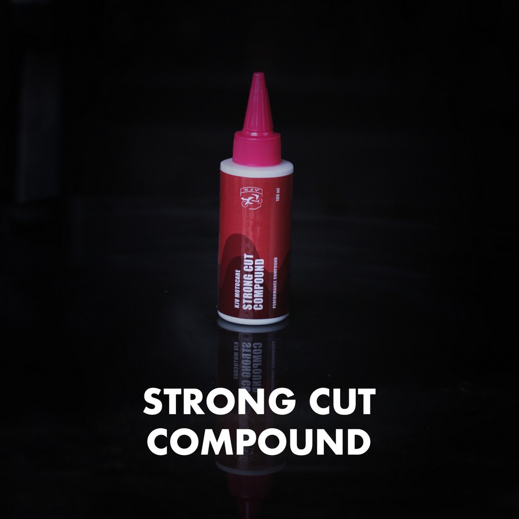 Strong Cut Compound – Penghilang Baret Poles Step 1