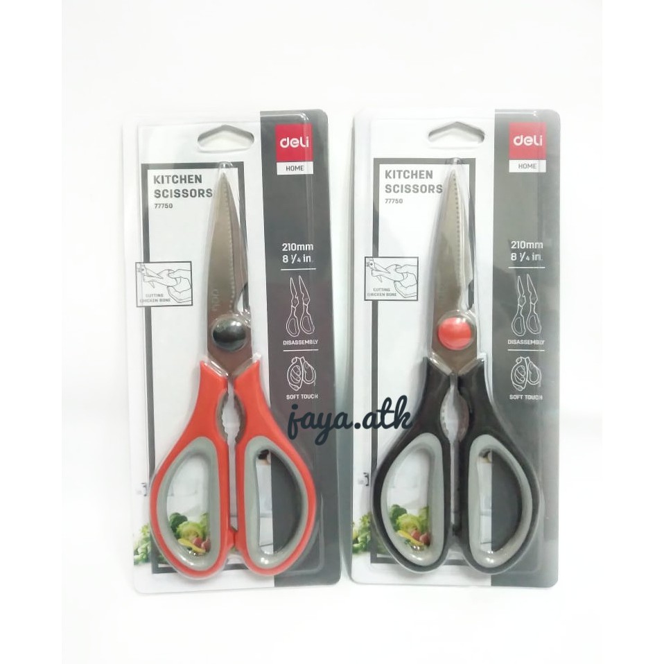 GUNTING DAPUR BESAR 8 1/2 INCHI KITCHEN SCISSORS DELI 77750