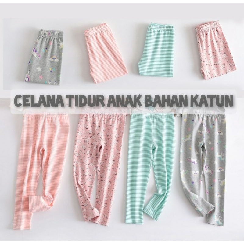 Celana Tidur Anak Dan Bayi Bahan Kaos Lembut