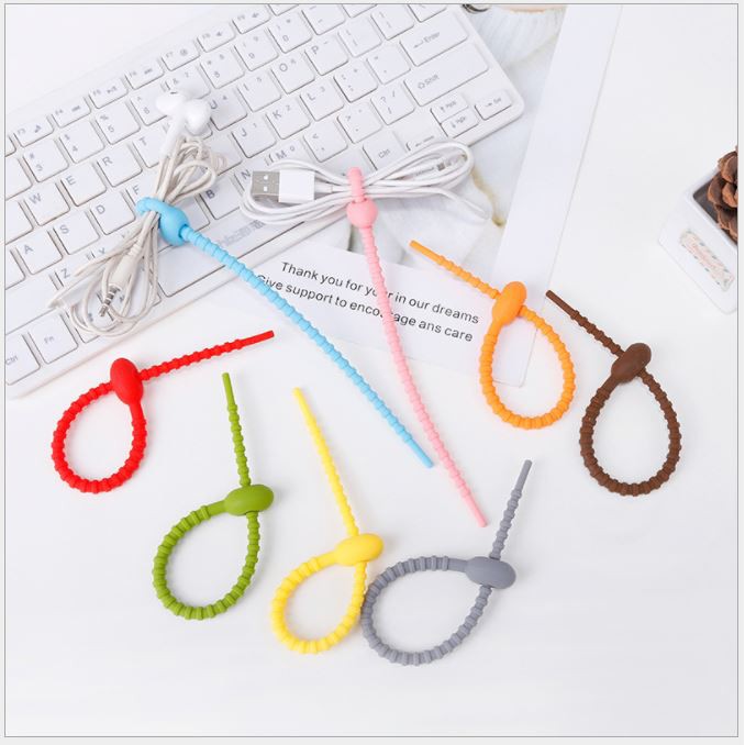 Kabel Ties Cable Tie Kabel Tis Silicone Multifungsi lucu 21 cm