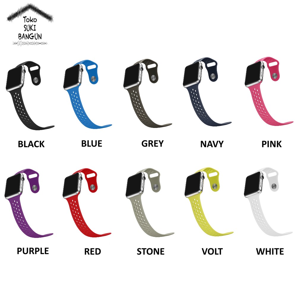 Strap Apple Watch Series Ultra 8 7 6 5 4 3 2 1 49mm 45mm 44mm 42mm TALI JAM Rubber Breathable Silicone