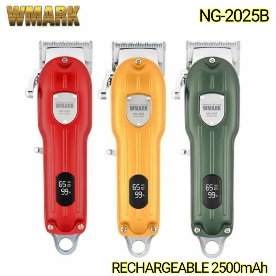 Hair Clipper WMARK NG-2025B Rechargeable Alat Cukur Rambut Cordless Tanpa Kabel