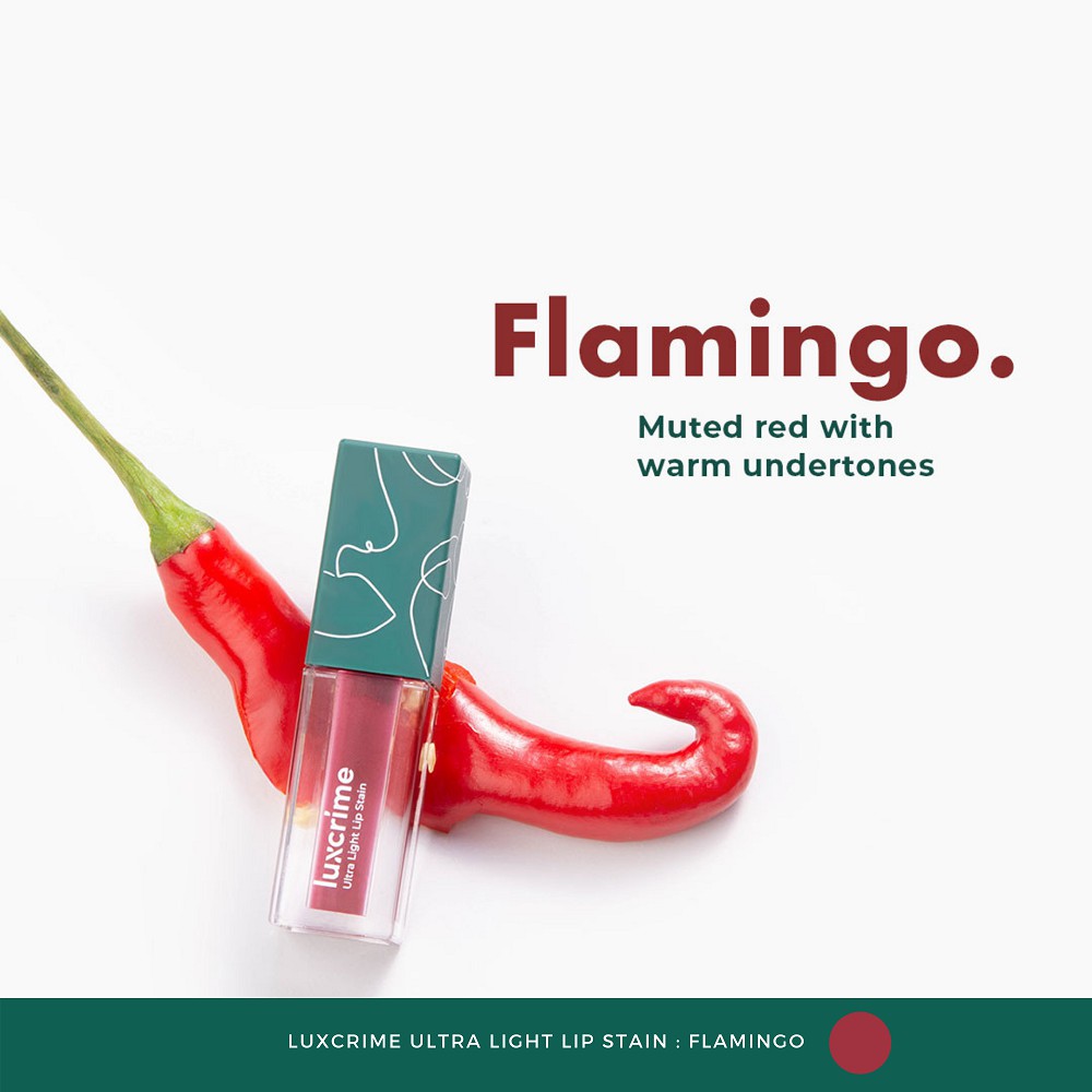 Luxcrime Ultra Light Lip Stain Flamingo