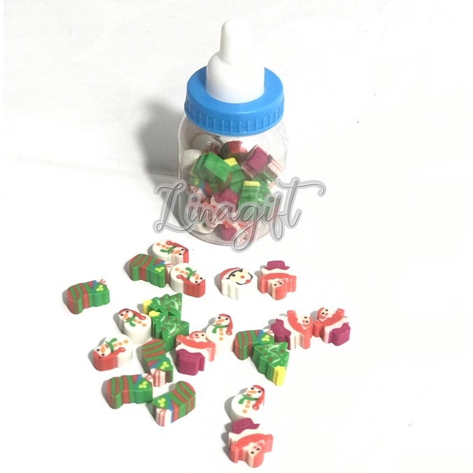 

PENGHAPUS DOT NATAL SET - ERASER STIP NATAL CHRISTMAS XMAS/ SANTA / HADIAH KADO NATAL ANAK