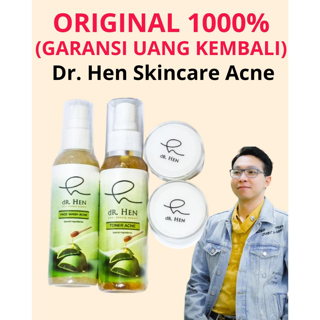dr hen skincare paket acne dr richard lee