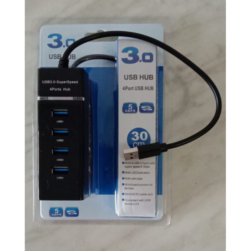 USB Hub 3.0 4 Port 30 cm / USB Hub 4 Port 3.0 / USB Hub 4 Port 30 Cm