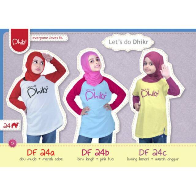 KAOS PREMIUM SALE DHIKR KIDS MODEL 24