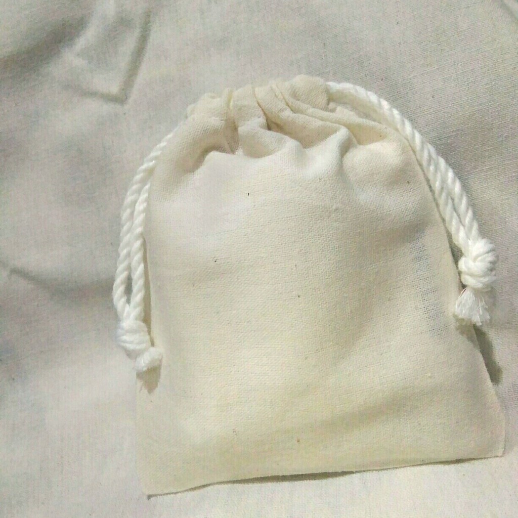 Jual Pouch Serut Blacu Polos || Printing || Tas | Shopee Indonesia