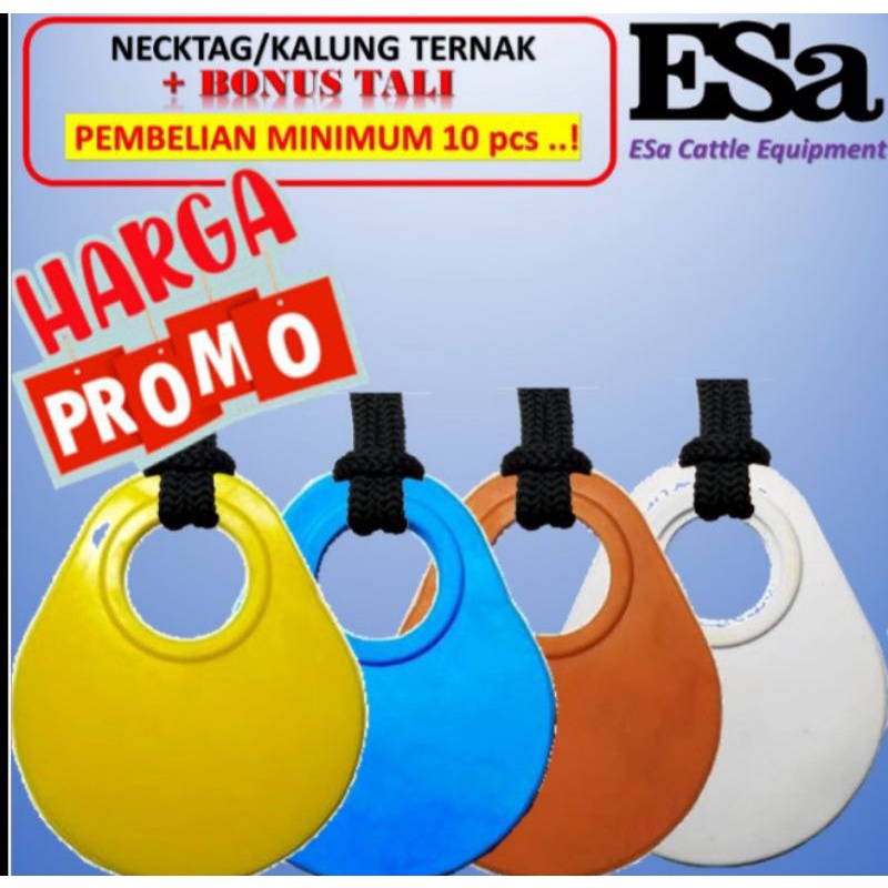 NECKTAG KALUNG TERNAK NECK TAG DOMBA KAMBING SAPI MIN 1.000 pcs eartag ear tag aplikator