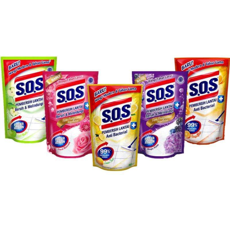 Soklin Lantai sereh  750ml,  Dettol Lantai 700ml, SOS lantai 750ml, Wipolt  karbol 750ml