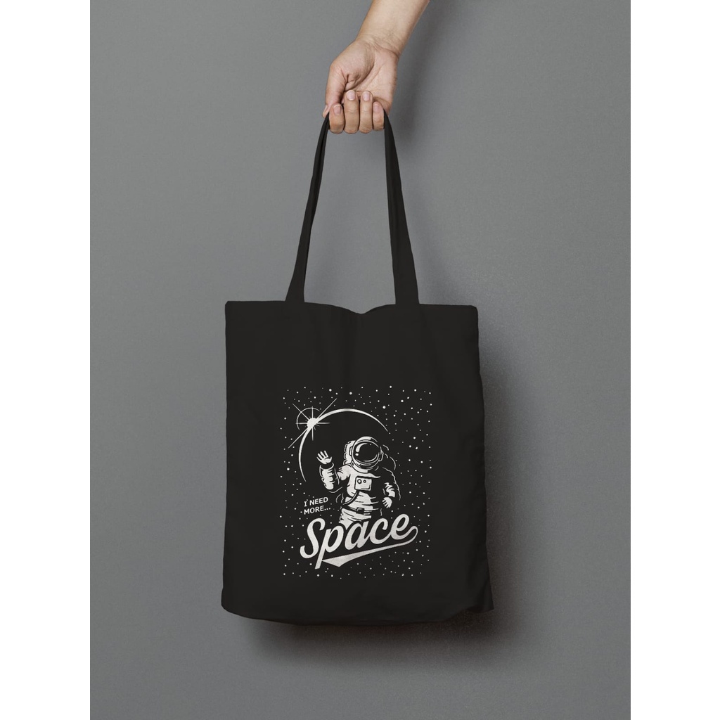 TOTEBAG Terbaru KANVAS Pria Dan Wanita TAS TOTE BAG Bisa Dipakai Sekolah - Starbucks Dan Space