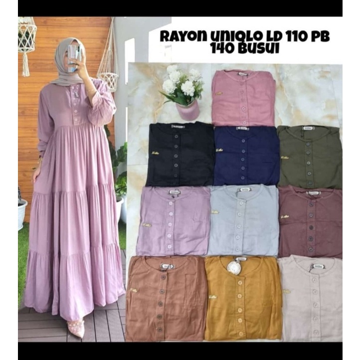 GAMIS FRILLA COLLECTION // GAMIS RAYON UNIQLO